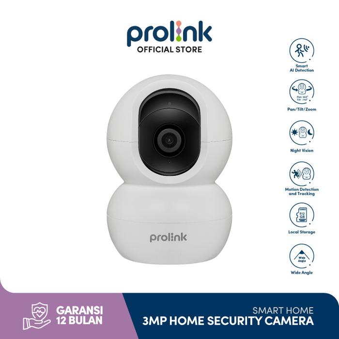 Jual Prolink Smart IP Cam CCTV Wifi Indoor 3MP Full HD 360° View