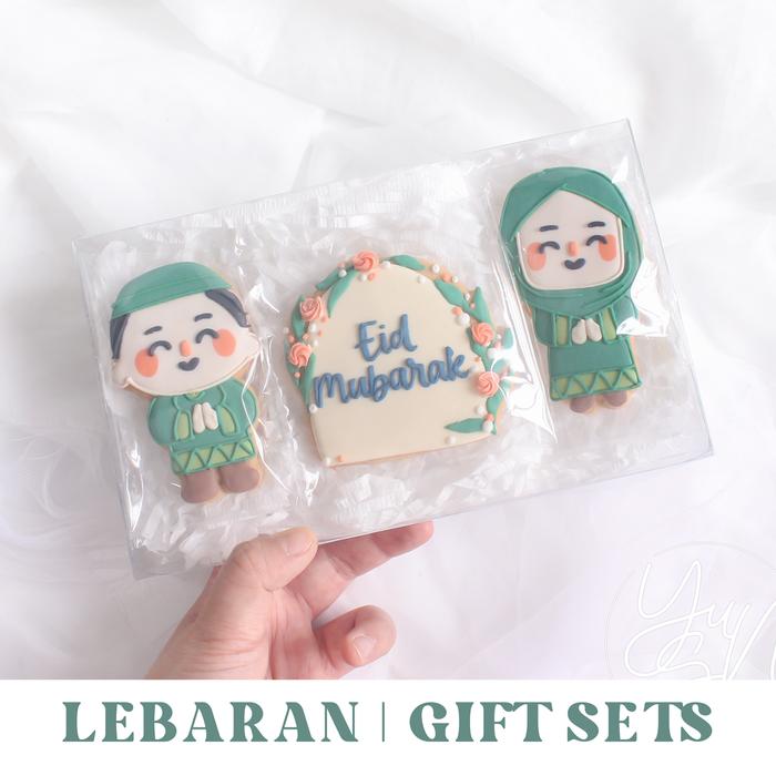Gambar Eid Gift Sets (Ramadan Lebaran Collection) – Sugar Cookies / Decorated Cookies / Kukis Hias - Lebaran Set dari YunSweets undefined Tokopedia