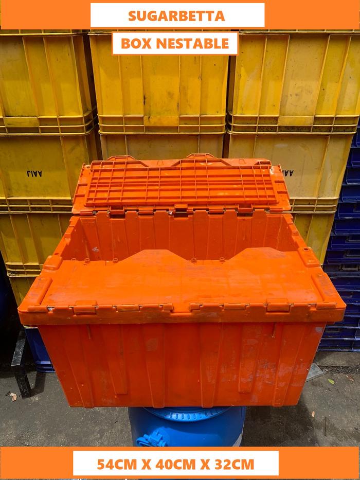 Gambar nestle nestable Box Rapat Bak Kontener Box Peralatan Tool Box dari sugarbetta undefined Tokopedia