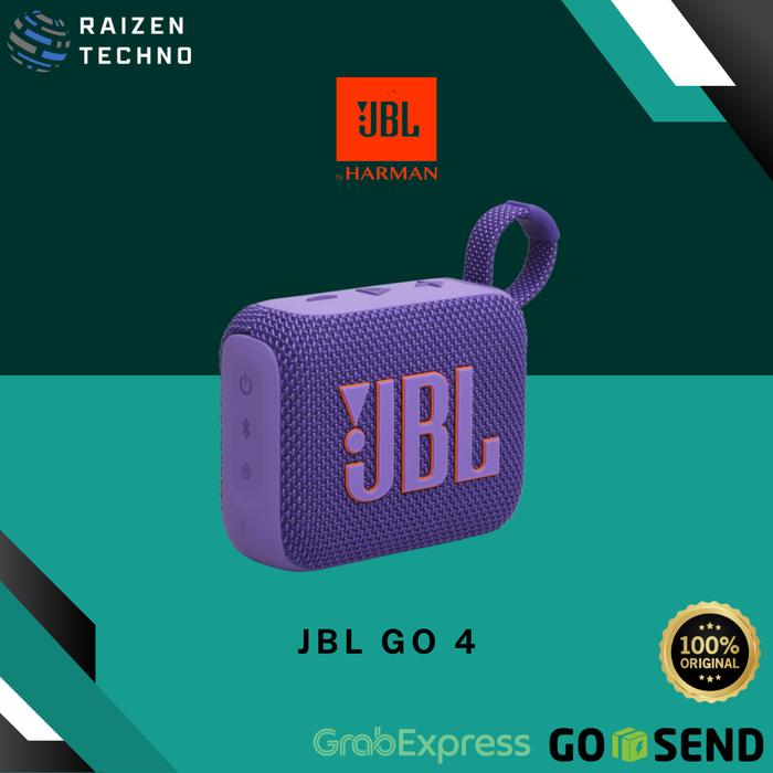 Gambar JBL GO 4 Bluetooth Speaker Portable - PURPLE dari raizentechno undefined Tokopedia