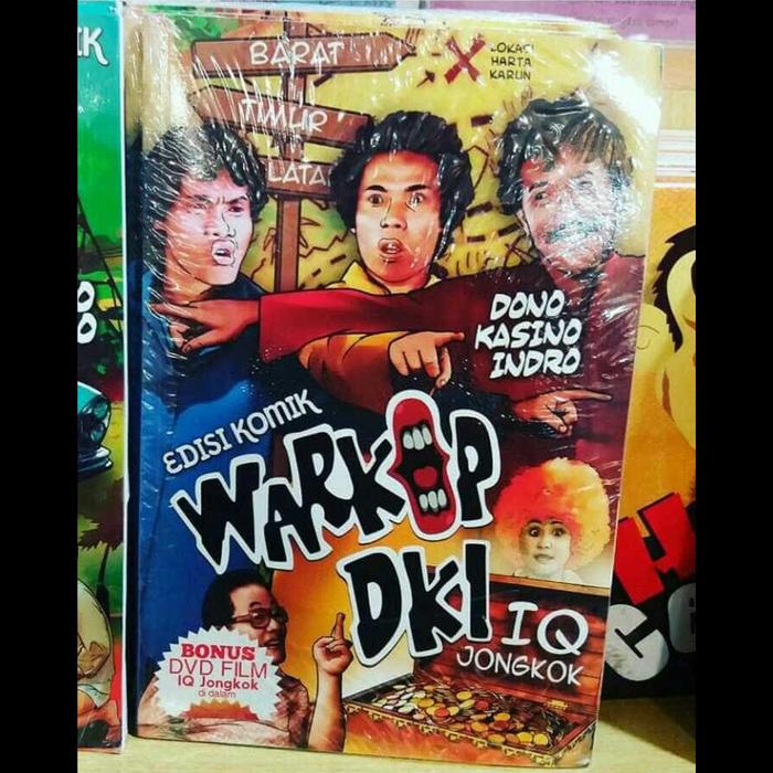 Gambar Buku Warkop DKI Edisi Komik bonus DVD GEDE RASA Dono Kasino Indro - IQ JONGKOK dari Mascis Junior undefined Tokopedia