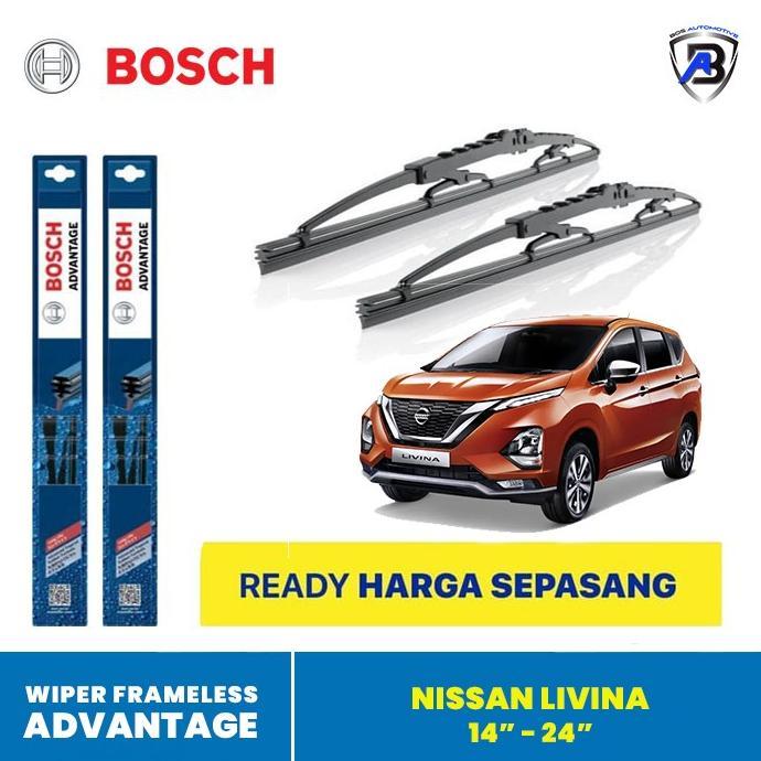 Gambar WIPER BLADE MOBIL GRAND LIVINA BOSCH ADVANTAGE 24" - 14" ORIGINAL TOP PRODUK - ADVANTAGE dari DYNASTY SELLER undefined Tokopedia