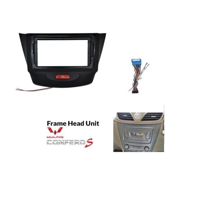 Gambar Best FRAME HEAD UNIT ANDROID 7 INCH / 9 INCH / 10 INCH WULING CONFERO HONGGUANG S1 2013 Best Quality - 9" DOFT+SOKET dari Dera Parts undefined Tokopedia