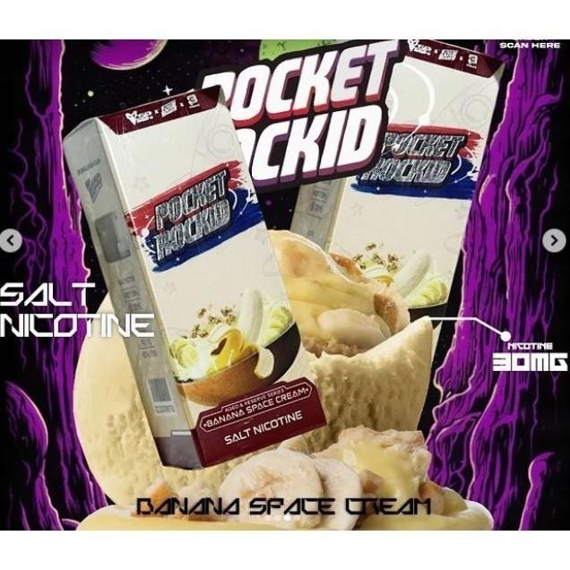 Gambar POCKET ROCKID LIQUID SALTNIC SERIES 30ML 100% AUTHENTIC BY TIGAC - BANANA dari pusat.rejeki undefined Tokopedia