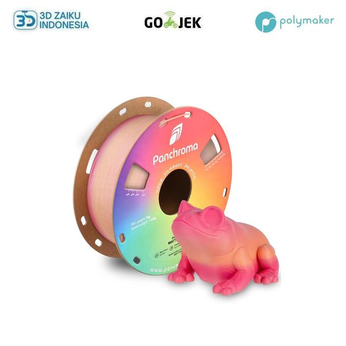 Gambar Polymaker Panchroma Gradient Matte PLA CoPE NEW Polyterra 3D Printer FIlament High Detail Low Tolerance - Spring dari 3D Zaiku Indonesia undefined Tokopedia