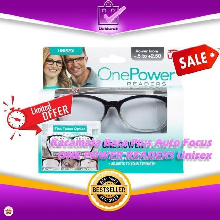 Gambar Kacamata Baca Plus Auto Focus ONE POWER READERS Unisex 0610 - FRAME KOTAK dari gabrieella mart undefined 5 Tokopedia
