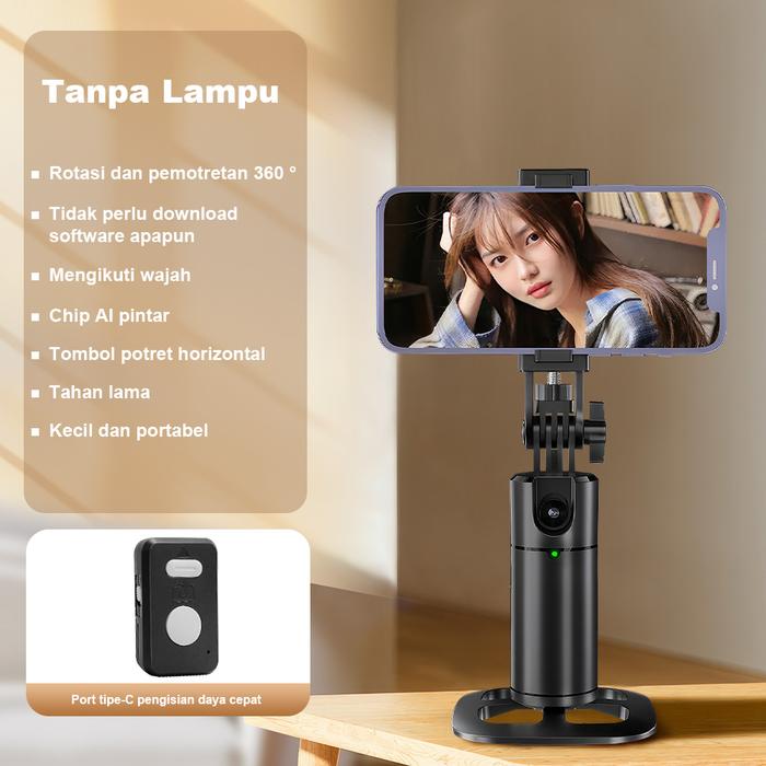 Gambar Auto Face Tracking Gimbal Handphone Stabilizer 360° - Dasar dari 3CPAL undefined Tokopedia