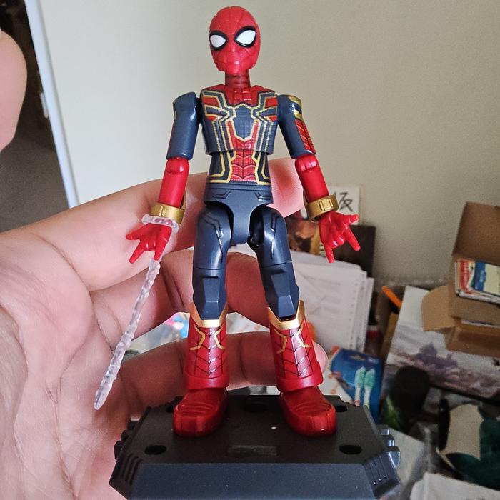 Gambar Blokees Marvel Infinity saga Endgame Avengers ironman iron man spider spiderman antman wasp Guardian of the galaxy starlord Thanos mongrel mark vol 1 2 3 4 5 6 7 Dr. Strange Warmachine Legends Thor Valkyrie Loki Black Panther Rescue LXXXV XLIX I VII - Iron Spider dari Ichigou Mugen Daimaru undefined Tokopedia