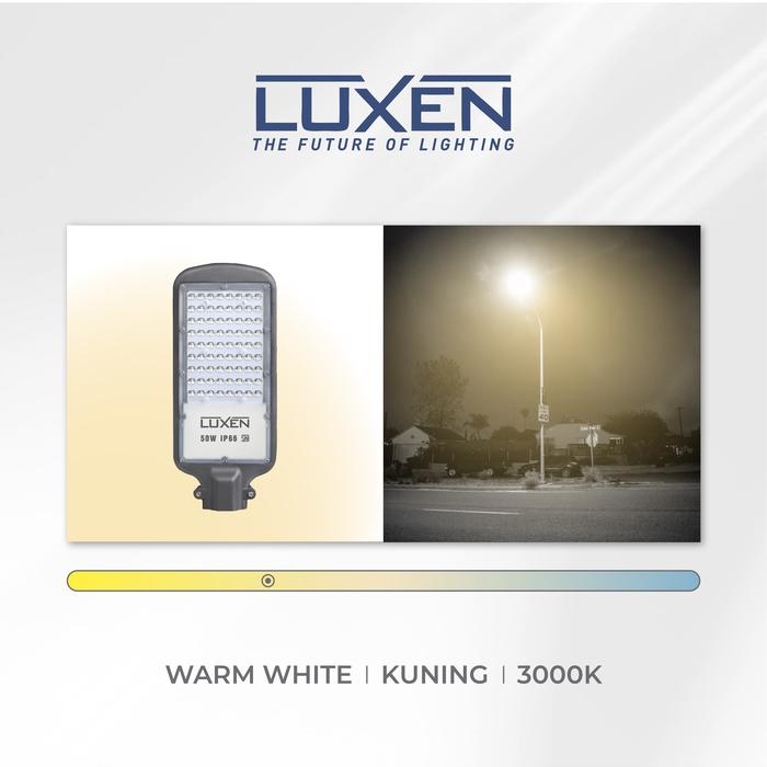 Gambar Luxen Lampu Jalan LED PJU 50 Watt Cahaya Putih dan Kuning - Kuning dari Luxen Indonesia_NEW undefined Tokopedia