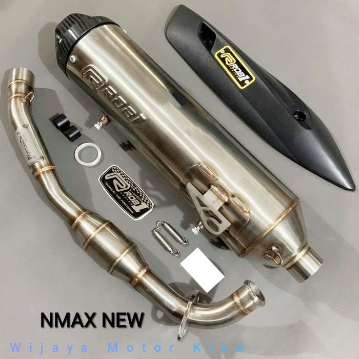 Gambar Knalpot ROB1 Standar Racing Cap V Nmax New / Aerox New / NMAX Turbo / PCX 160 / Vario 150 / ADV 160 / PCX 150 - NMAX NEW dari Wijaya Motor Kreo undefined Tokopedia