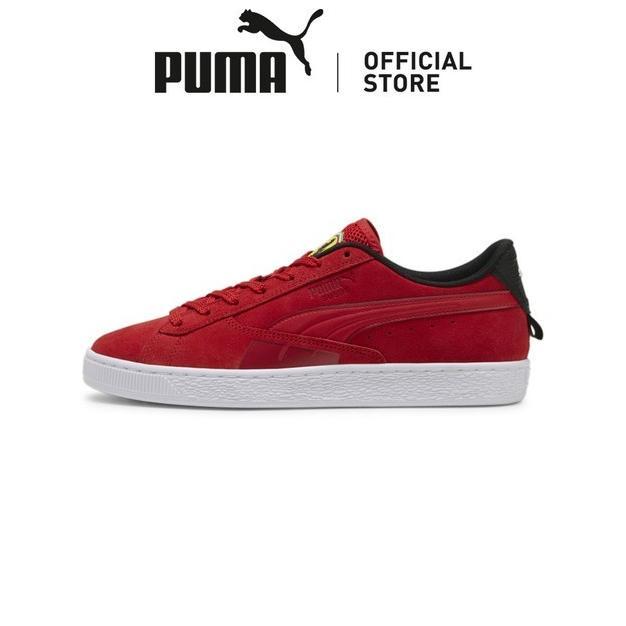 Gambar Puma Sepatu Sneakers Unisex Ferrari Suede Rosso Corsa-White - 45 dari CV Nafilah Jaya undefined Tokopedia