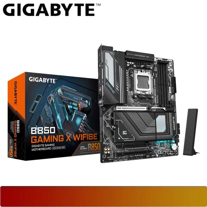 Gambar GIGABYTE B850 GAMING X WIFI6E | Motherboard AMD B850 AM5 DDR5 ATX dari Nano Komputer undefined Tokopedia