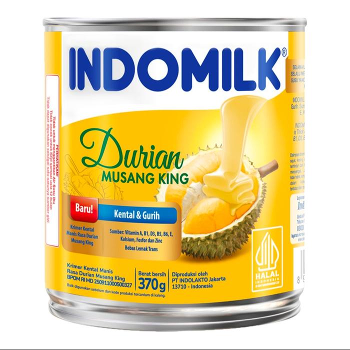 Gambar Indomilk Krimer Kental Manis Durian Musang King 370 g - Durian dari Sucyy Store undefined Tokopedia