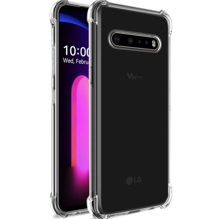 Gambar Casing LG V40 / V50 / V60 Soft Anticrack Bening Crystal Clear Bumper Jelly Anti Shock - V60 ThinQ 5G, Anticrack Soft dari Sparta Phone Protector undefined Tokopedia