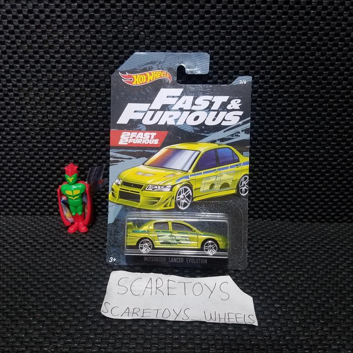 Gambar Hot wheels Mitsubishi Lancer Evolution Fast and Furious 2 fast 2 furious brian dari Scaretoys undefined Tokopedia