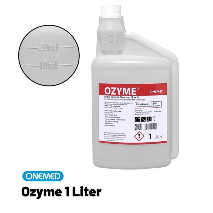 Gambar Termurah !!! ONEMED Ozyme Multi Enzyme Cleanser 1L (4 in 1) - Pembersih Instrument dan Endoskopi OJ3 dari YUDHISTIIRA undefined Tokopedia