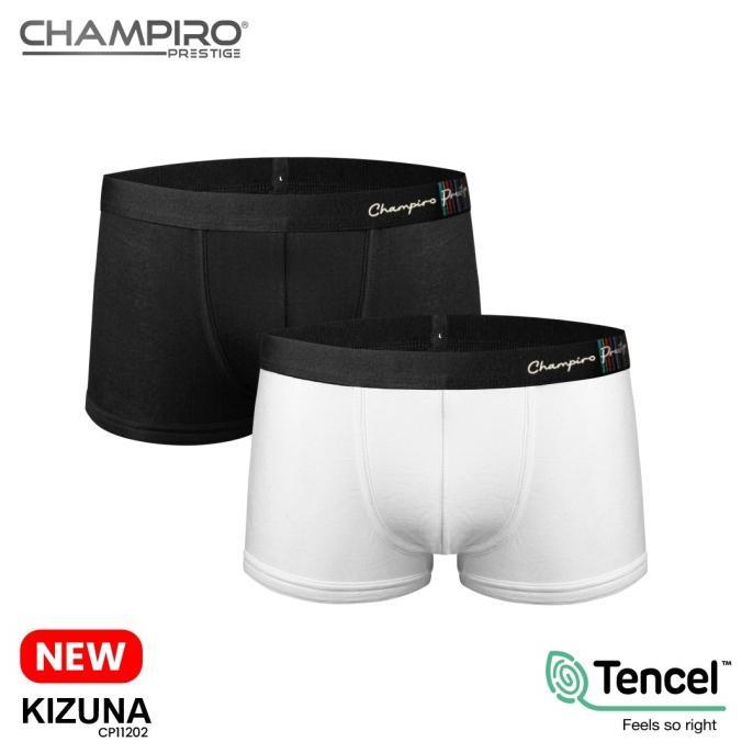 Gambar ale- CHAMPIRO PRESTIGE Celana Dalam Pria | "KIZUNA" Premium Tencel Trunk Pria isi 2 pcs - L, MIX dari aldian_store@ undefined Tokopedia