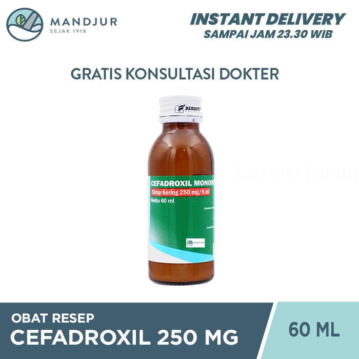 Gambar Cefadroxil Forte 250 mg/ 5ml Sirup Kering 60 ml / Antibiotik dari Apotekmandjurofficial undefined Tokopedia