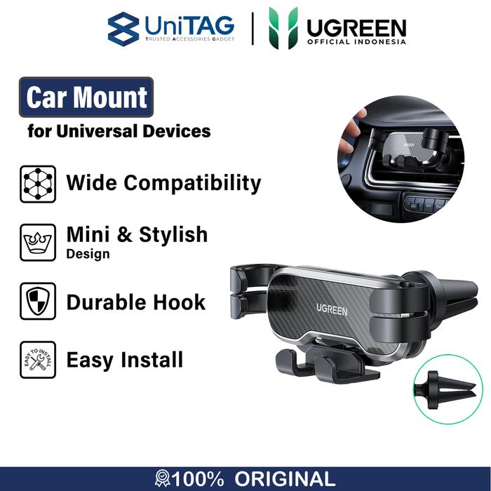 Gambar UGREEN Car Holder Hp Mobil Dashboard AC Air Vent Mount Stand Handphone Magnet Holder Universal - AC Gravity dari UniTAG Store undefined Tokopedia