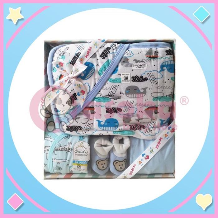 Jual Terlaris Gift Set Baby Lucky Set Lux Blanket 4in1 ASOKA