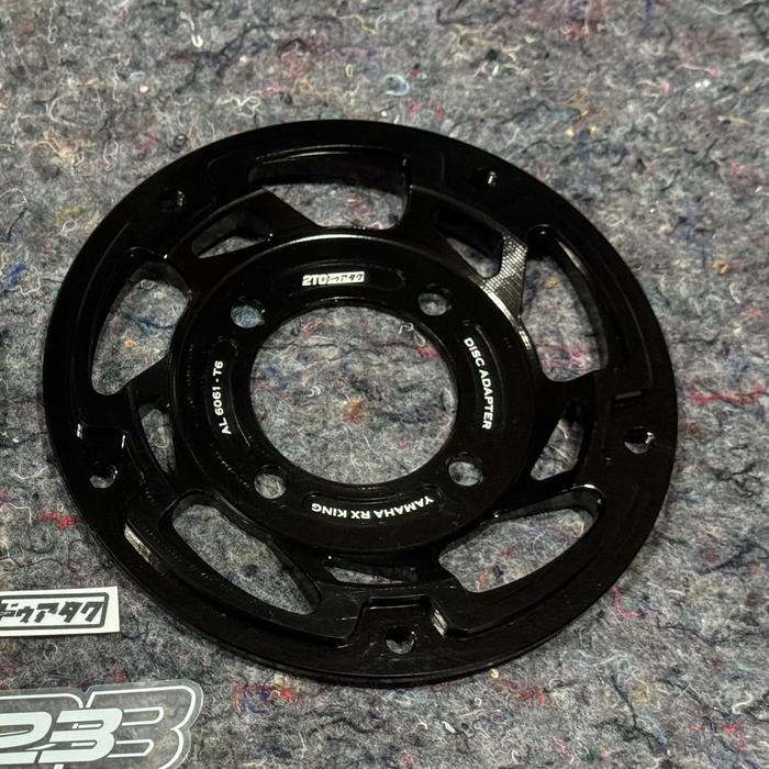 Gambar adaptor piringan cakram disc R25 PNP RX king plendes adaptor 2TC almunium CNC - Hitam dari b23maticshoppp undefined Tokopedia
