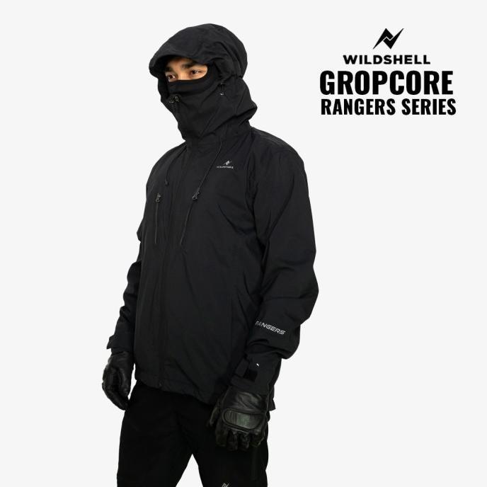 Gambar Jaket Waterproof 100% Wildshell Ranger Series Original Best Seller - Hitam, M dari Frisia undefined Tokopedia