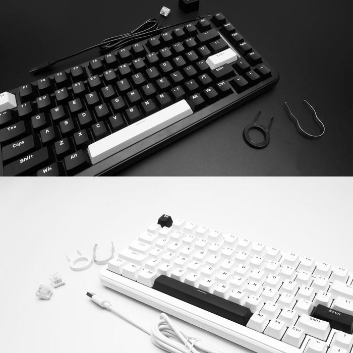 Gambar Vortex Series MONO Series MONO 65 / MONO 75 / MONO 87 Hotswappable Mechanicaal Gaming Keyboard - Mono 75, Black dari ChemicyGaming undefined Tokopedia