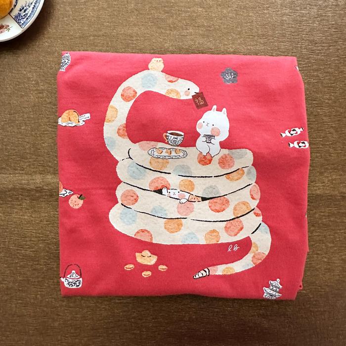 Gambar Littlebun Illustration t shirt - geranium pink, SM dari littlebunshop undefined Tokopedia