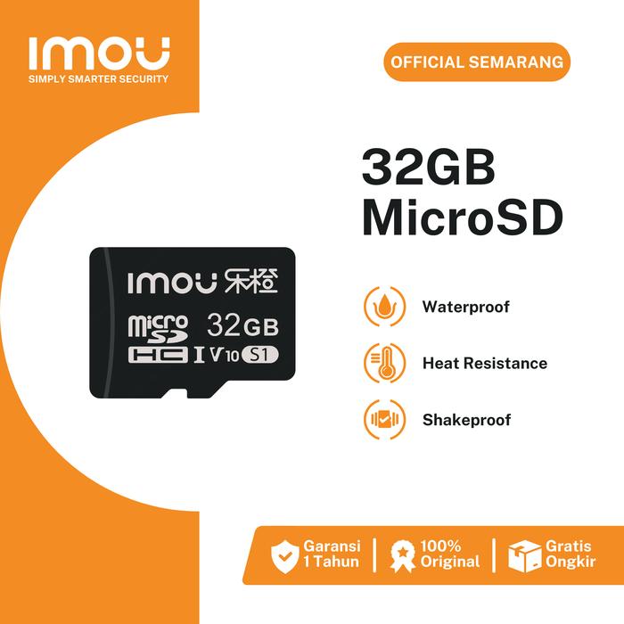 Gambar Memory CCTV IMOU Garansi 1 Tahun SD Card 32gb 64gb 128gb 256gb - 32 gb dari Imou Official Semarang Kota Semarang Tokopedia