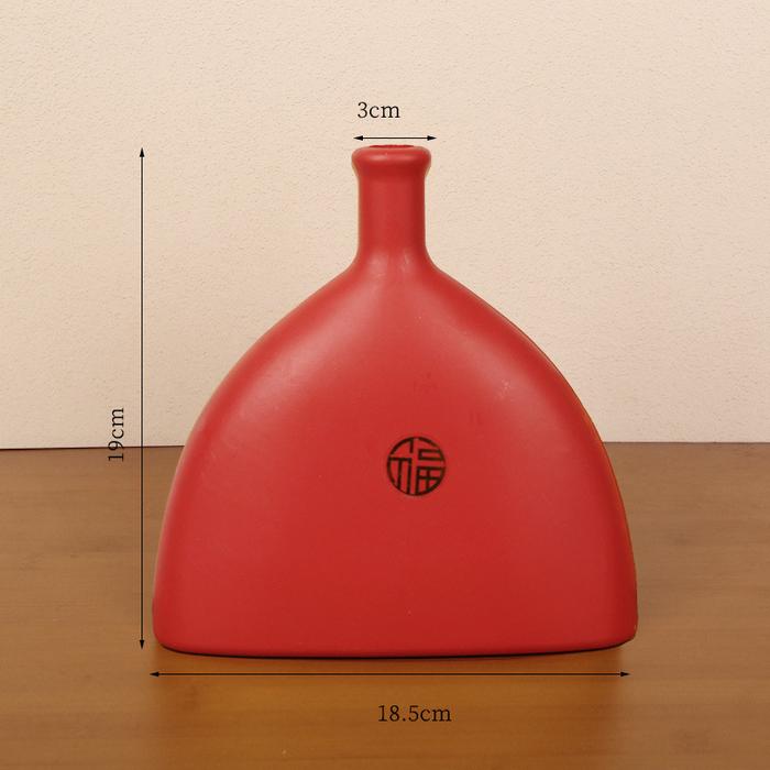 Gambar Vas Bunga Imlek Pot Bunga Plastik Fu Fuk Hoki Dekor Artificial Flower - NM-100 KERUCUT dari MadisonShop undefined Tokopedia