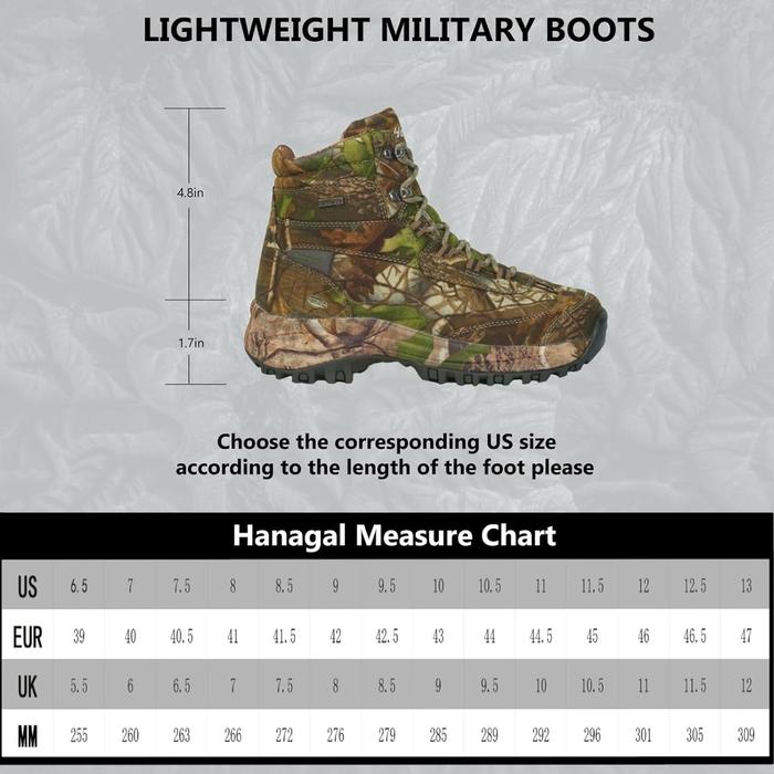 Waterproof Hiking Hanagal Camo Water Boots Jual Sepatu Hanagal