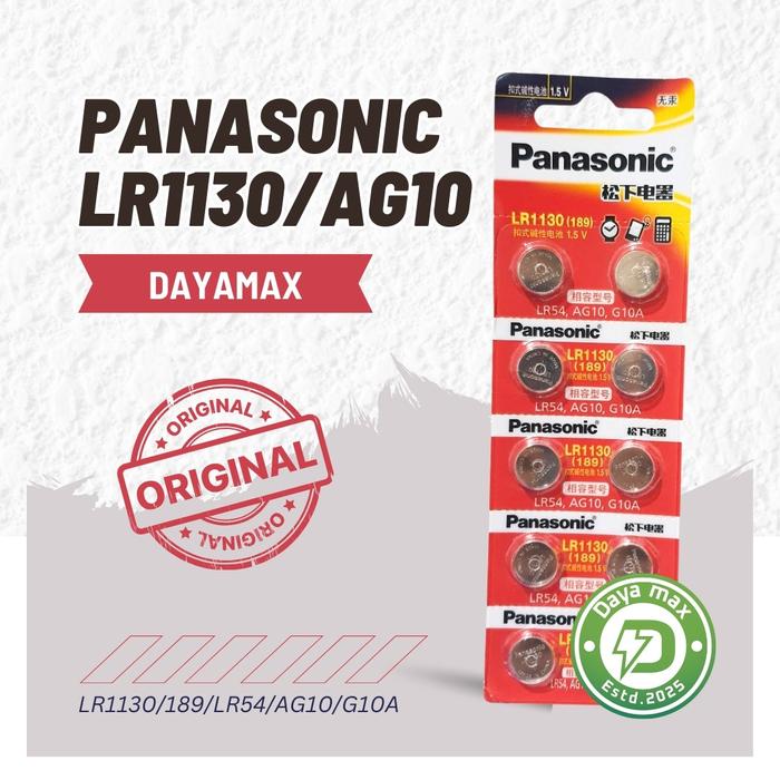 Gambar Batre Baterai Original Panasonic LR1130 189 LR54 AG10 G10A dari Dayamax undefined Tokopedia