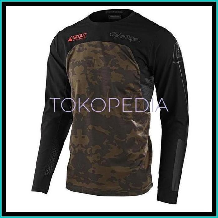 Gambar JERSEY CROSS TLD JERSEY TRAIL SEPEDA MTB DH JERSEY UNISEX - CAMO OLD, M dari latiffatulstore undefined Tokopedia
