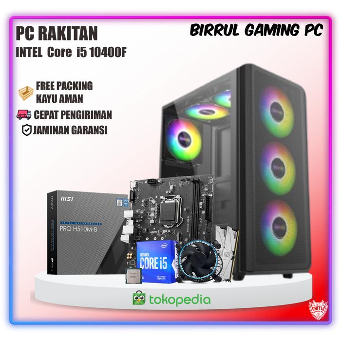 Jual PC GAMING I5 10400F I 16GB I 120GB I 1TB I RTX 2060 I JUFROC