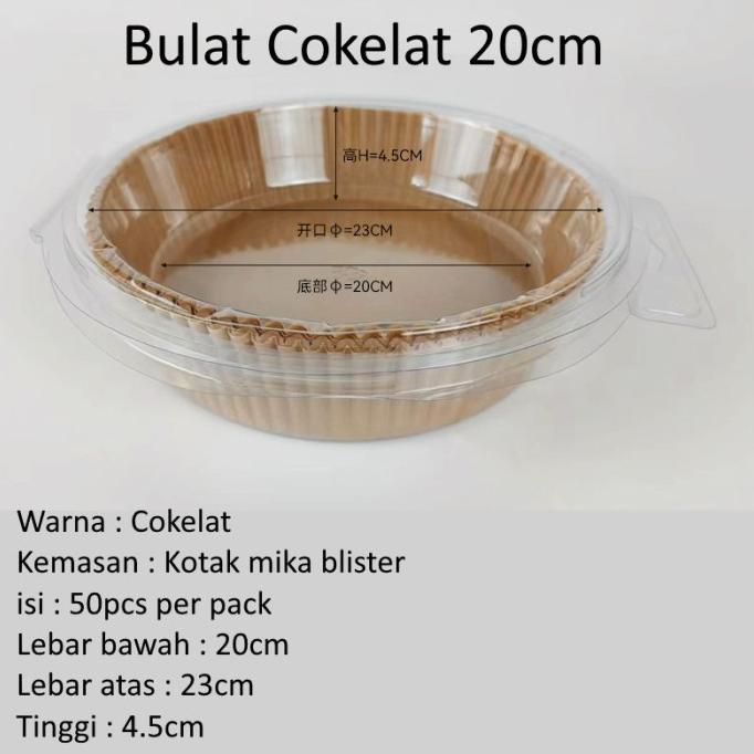 Gambar Kertas Alas Air Fryer Bulat Dan Persegi, Kertas Alas Air Fryer Sekali Pakai, Kertas Minyak Alas Air Fryer - Bulat Coklat 20 dari Erlita Olshopp undefined Tokopedia