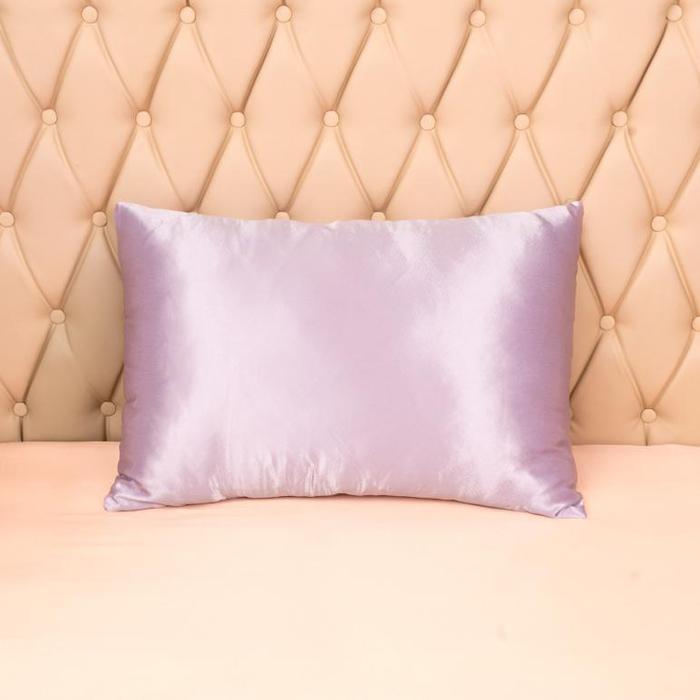 Gambar READY!!! Sarung Bantal PREMIUM Satin Silk Terli Beauty Satin Silk Pillowcase Adem Halus Anti Jerawat Beauty Boost Pillowcase - Lilac (Glow), queen (51x76) dari CV JAYA INDOJAYA undefined Tokopedia