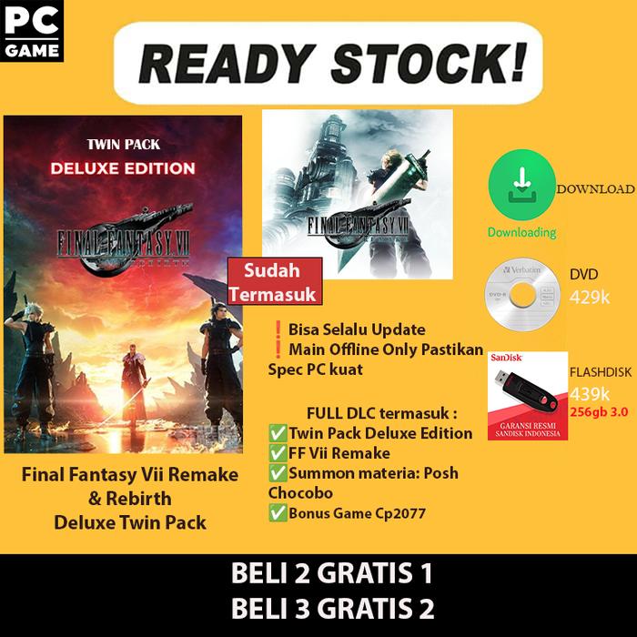 Gambar Final Fantasy Rebirth & FF7 Remake Deluxe Twin Pack Edition PC Original - dvd DL120GB dari Steamkey undefined Tokopedia