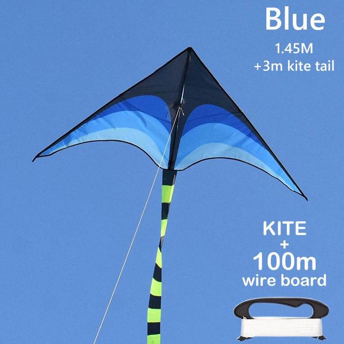 Gambar (Almore) Layangan Lipat Kain Karakter Jumbo Mainan Layangan Pantai Besar Layangan Ekor Panjang Layang Layang Lipat Kain Parasut - Biru dari ALMORE PLUS undefined Tokopedia