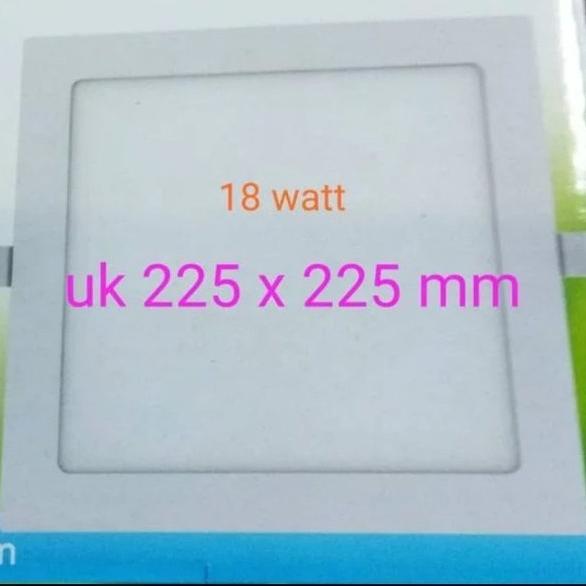 Gambar lampu downlight led panel 18w 18 w panasonic led plafon led ceiling - kotak kuning dari CV Two Store undefined Tokopedia