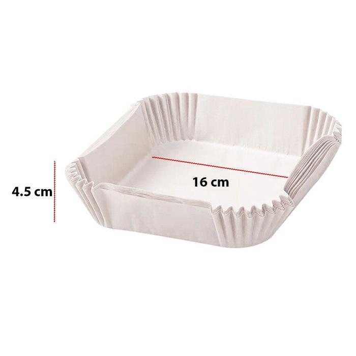 Gambar PAPER AIR FRYER One Two Cups Kertas Menyerap Minyak Alas Air Fryer Paper Liner Oilproof 16cm 50 PCS - XK16 - PAPER KOTAK dari Toko Pusat Perabot Semarang undefined Tokopedia