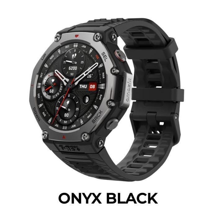 Gambar Amazfit T-REX 3 Smartwatch 1.5" Display AMOLED AOD GPS SpO2 10ATM Waterproof MIL-STD TREX 3 Sport - ONYX BLACK dari The WatchCo undefined Tokopedia
