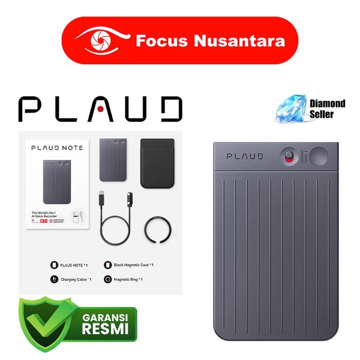 Gambar Plaud Note AI Voice Recorder GARANSI RESMI - Black dari Focus Nusantara undefined Tokopedia