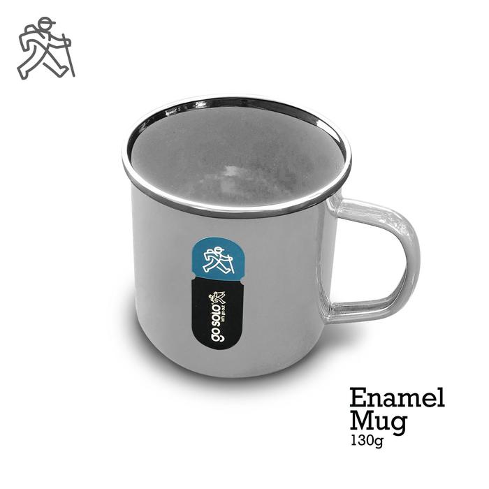 Gambar Go Solo      Enamel   Mug - Grey dari Pinnacle Pro Surabaya undefined Tokopedia