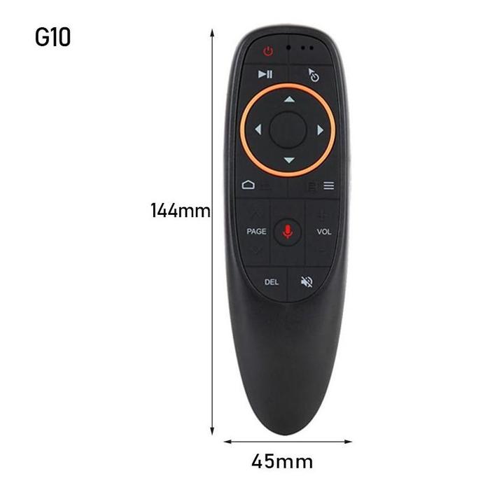 Gambar (Inrave) Air Remote Mouse Wireless Keyboard G10S Pro 2.4 Ghz Tv Box Laptop Smart Tv Support Voice Command 6 Axis Gyroscope - G10 dari INRAVE PLUS undefined Tokopedia
