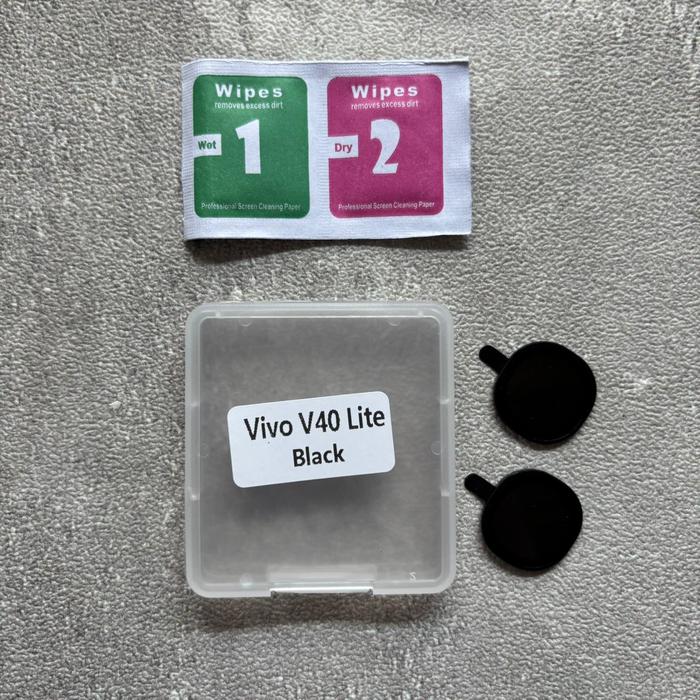 Gambar Tempered Glass Ring Camera Vivo V40 Lite 4G / 5G Pelindung Lensa Kamera Metal Paket Lengkap - Hitam dari ArmiTech undefined Tokopedia