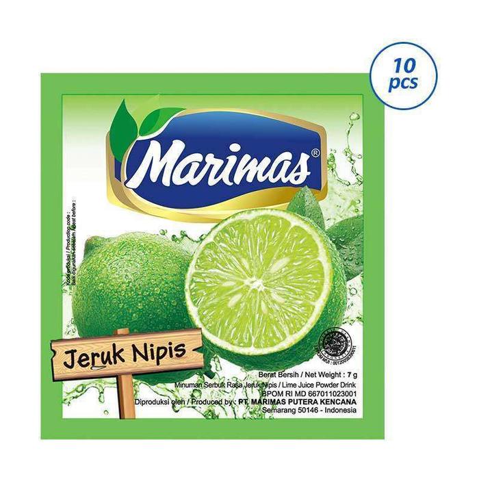 Gambar Marimas Minuman Serbuk All Rasa [10 sachet/renceng] - Jeruk Nipis dari Langgan MM undefined Tokopedia