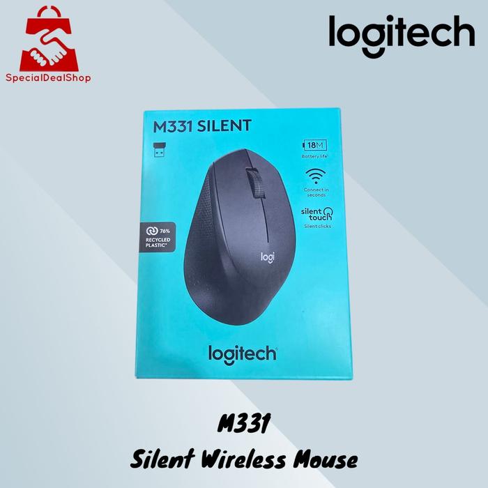 Gambar Logitech M331 Wireless Mouse - Black, Blue Red - Hitam dari specialdealshop undefined Tokopedia
