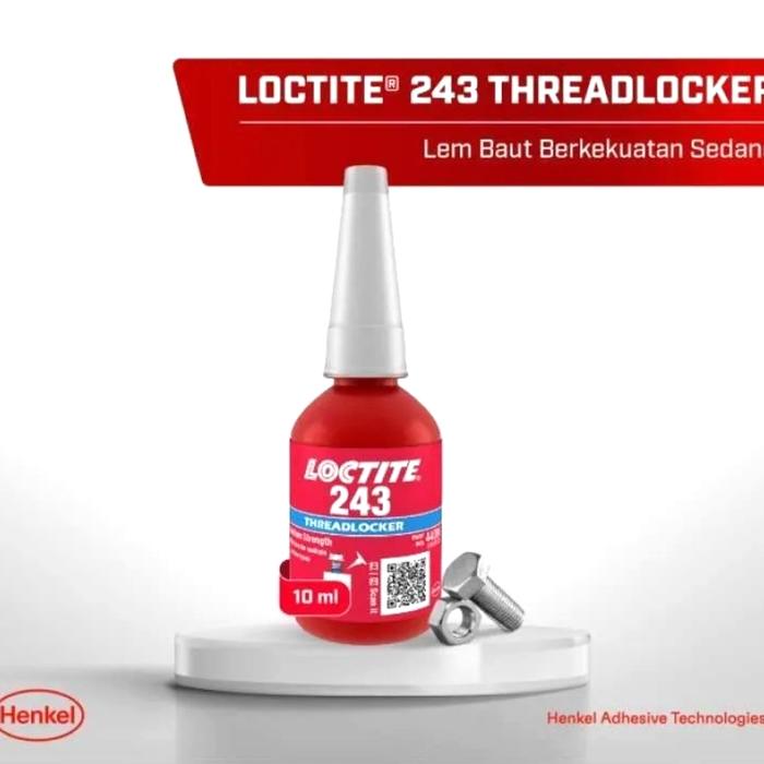Gambar LOCTITE Thread Locker 243 Medium Strength dari KKJ Oto-Teknik undefined Tokopedia
