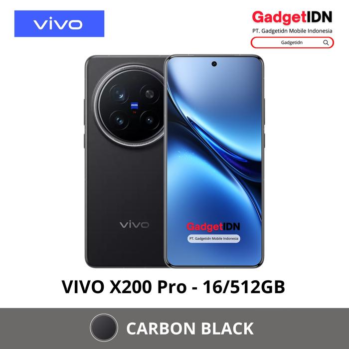 Gambar VIVO X200 Pro 16/512GB ( +16GB Extended Ram ) Garansi Resmi Vivo Indonesia - X200 PRO -BLACK, FREE 30 BONUS dari GadgetIDN undefined Tokopedia