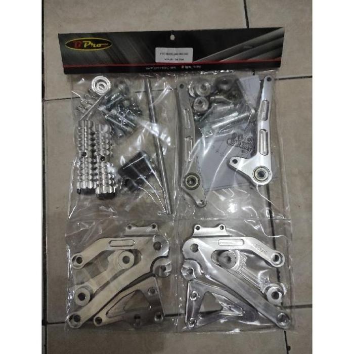 Gambar Termurah !!! Footstep Underbone Ninja 150 SS R RR ZX BPro Racing Gen 2 Disc - Silver dari ARMSTRONG ID undefined Tokopedia